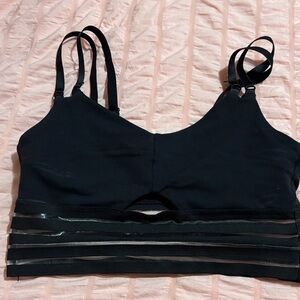 Bombshell Sportswear Black Strappy Bra